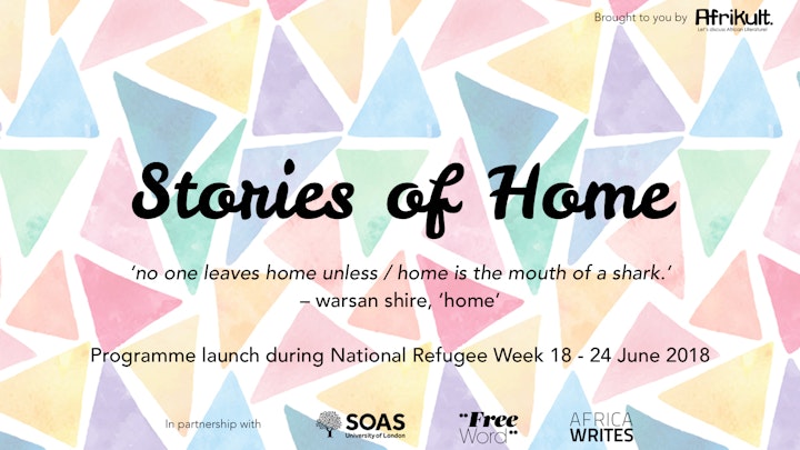 Support 'Stories of Home' refugee creative writing programme